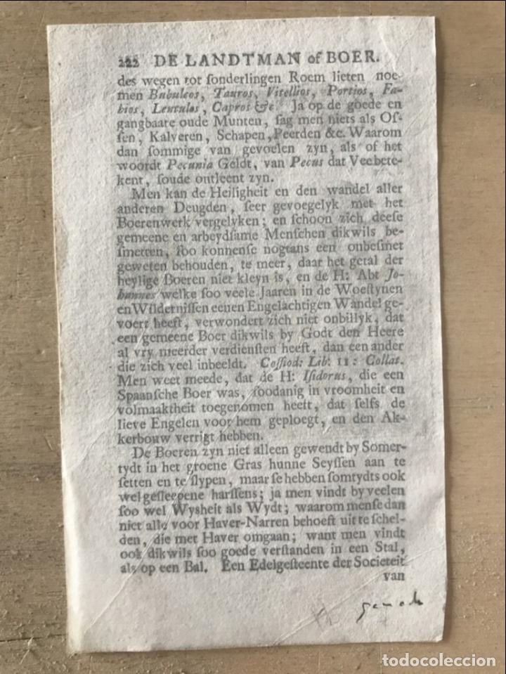 Arte: El granjero, 1719. Luyken - Foto 7