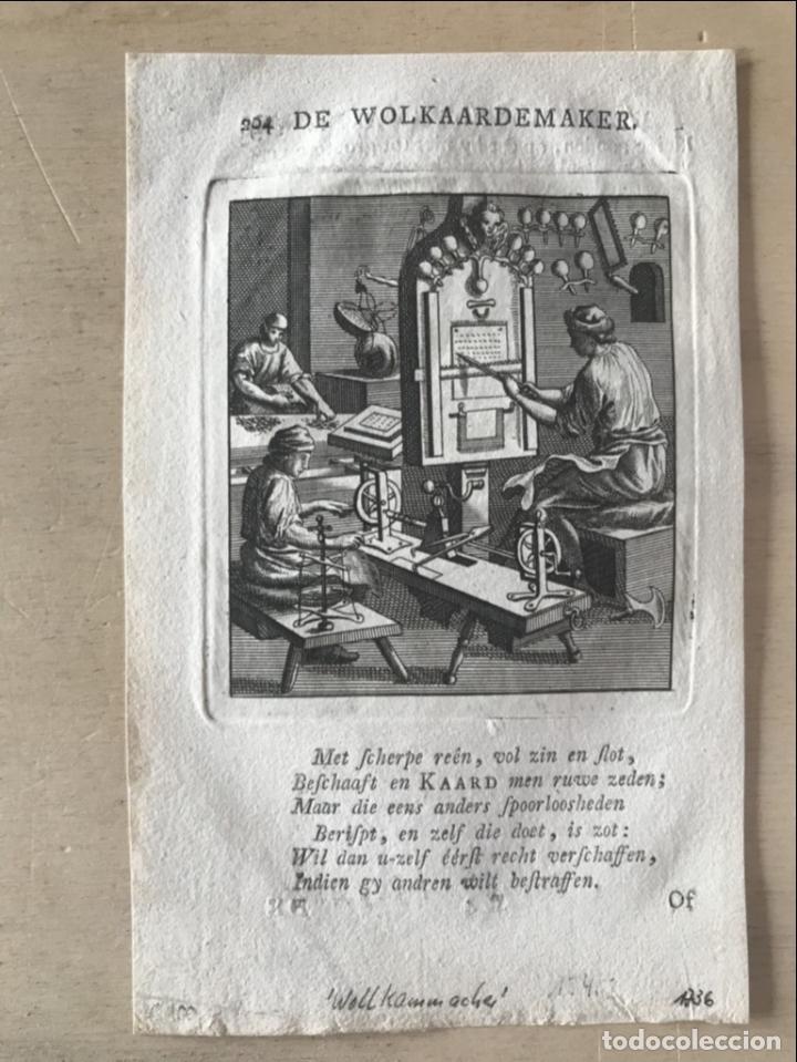 Arte: Profesi&oacute;n antigua barroca, 1736. Luyken - Foto 2