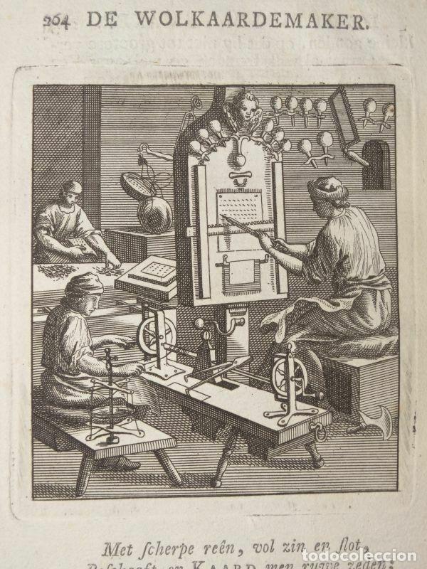 Arte: Profesi&oacute;n antigua barroca, 1736. Luyken - Foto 1