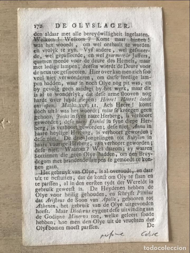 Arte: Vendedor de aceite, 1730. Luyken - Foto 7