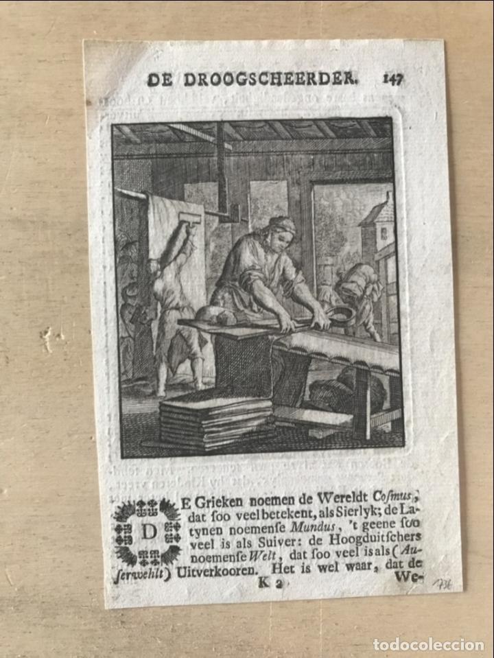 Arte: Trabajando el cuero, 1730. Luyken - Foto 2