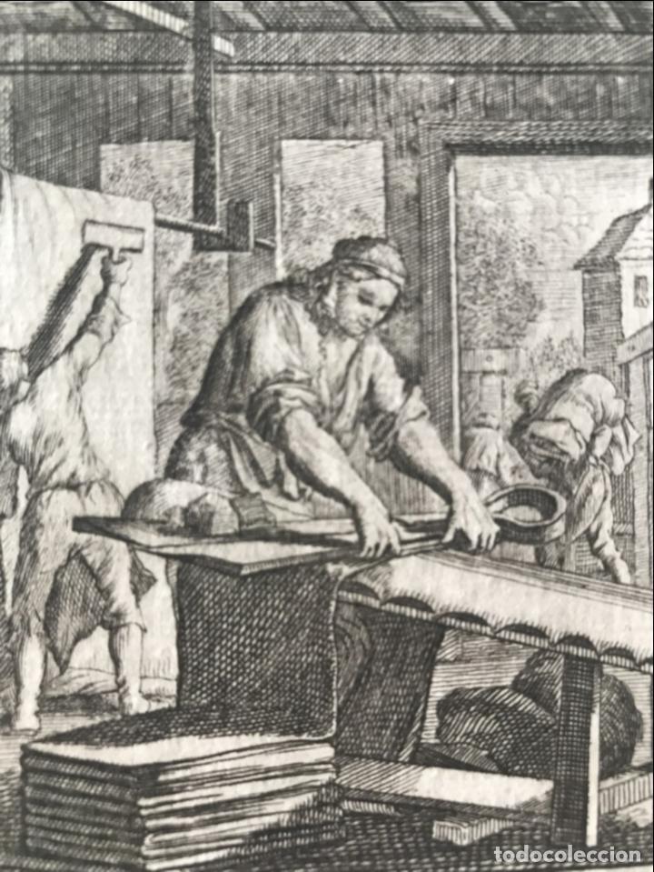 Arte: Trabajando el cuero, 1730. Luyken - Foto 3