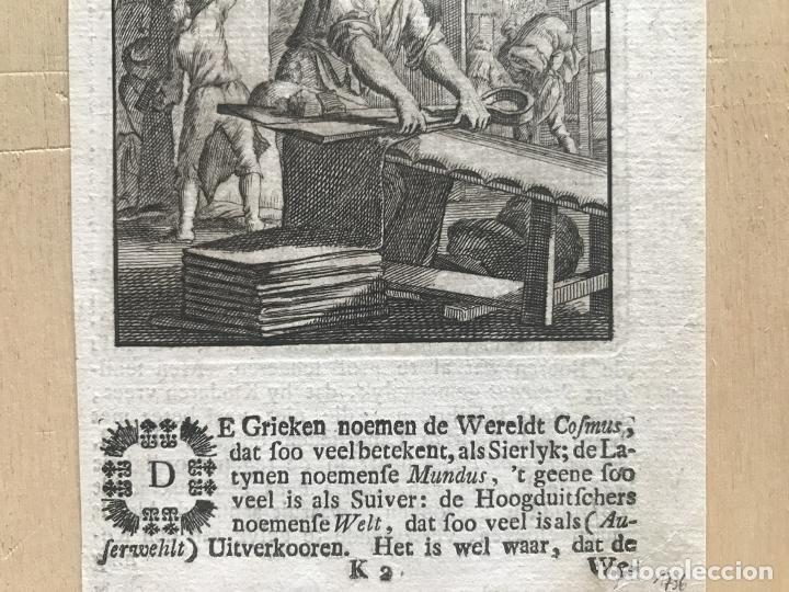 Arte: Trabajando el cuero, 1730. Luyken - Foto 5
