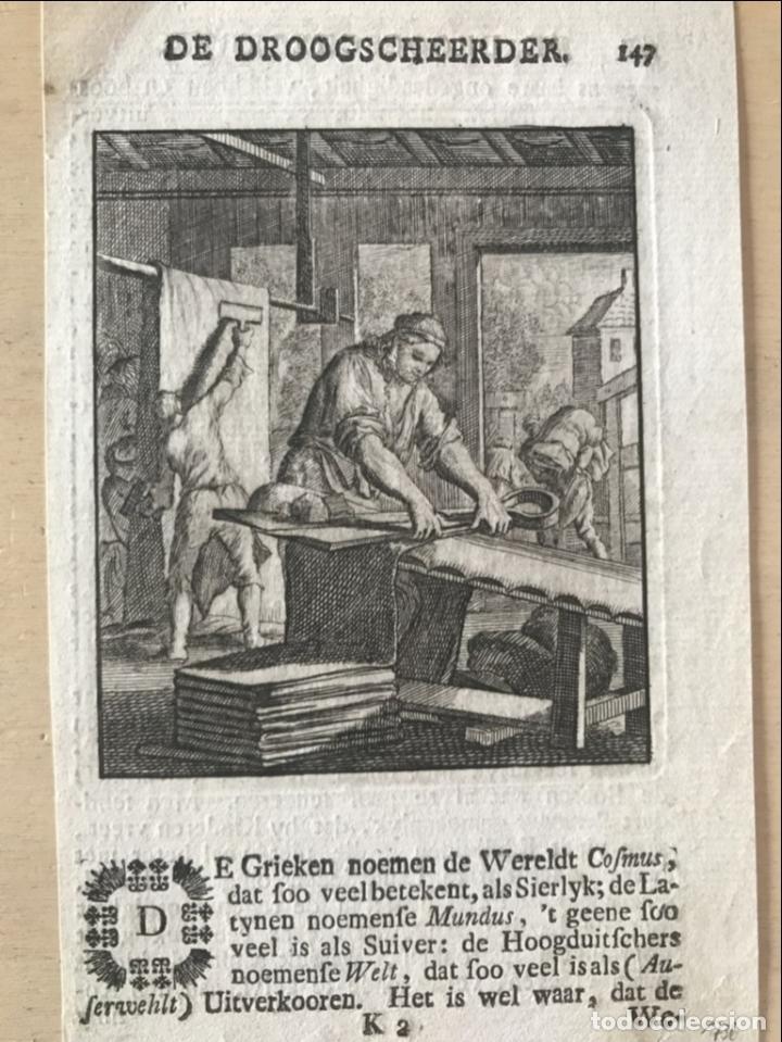 Arte: Trabajando el cuero, 1730. Luyken - Foto 1