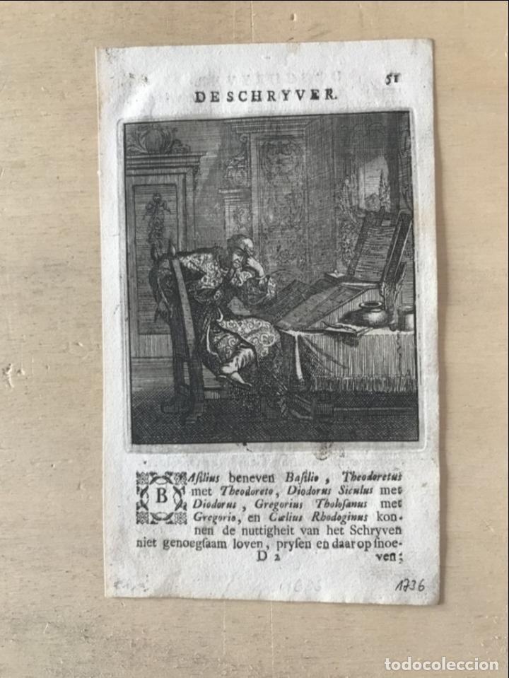 Arte: El escritor, 1736. Luyken - Foto 2