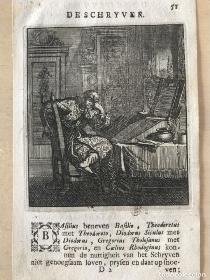 Arte: El escritor, 1736. Luyken - Foto 3