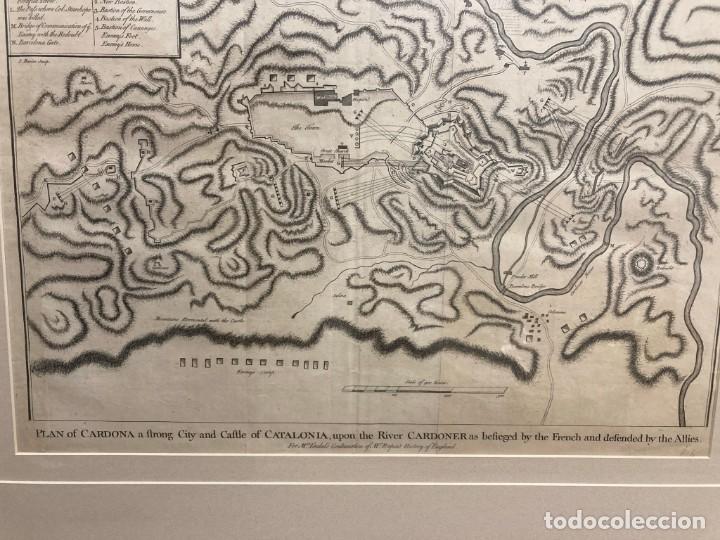 Arte: Plano de Cardona, c. 1744, J. Bafire sculp. - Foto 3