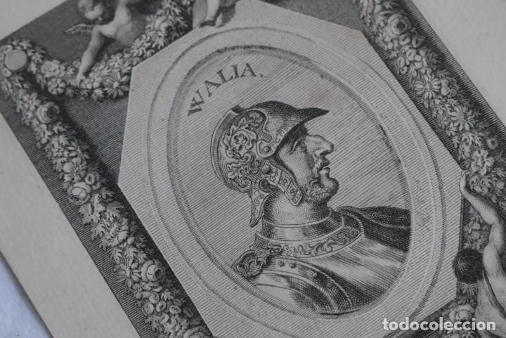 Arte: Grabado Rey visigodo Walia - Foto 3