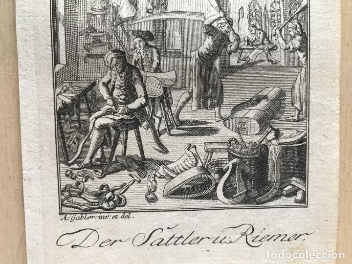Arte: Trabajando el cuero, 1788. Gabler /Vogel - Foto 5