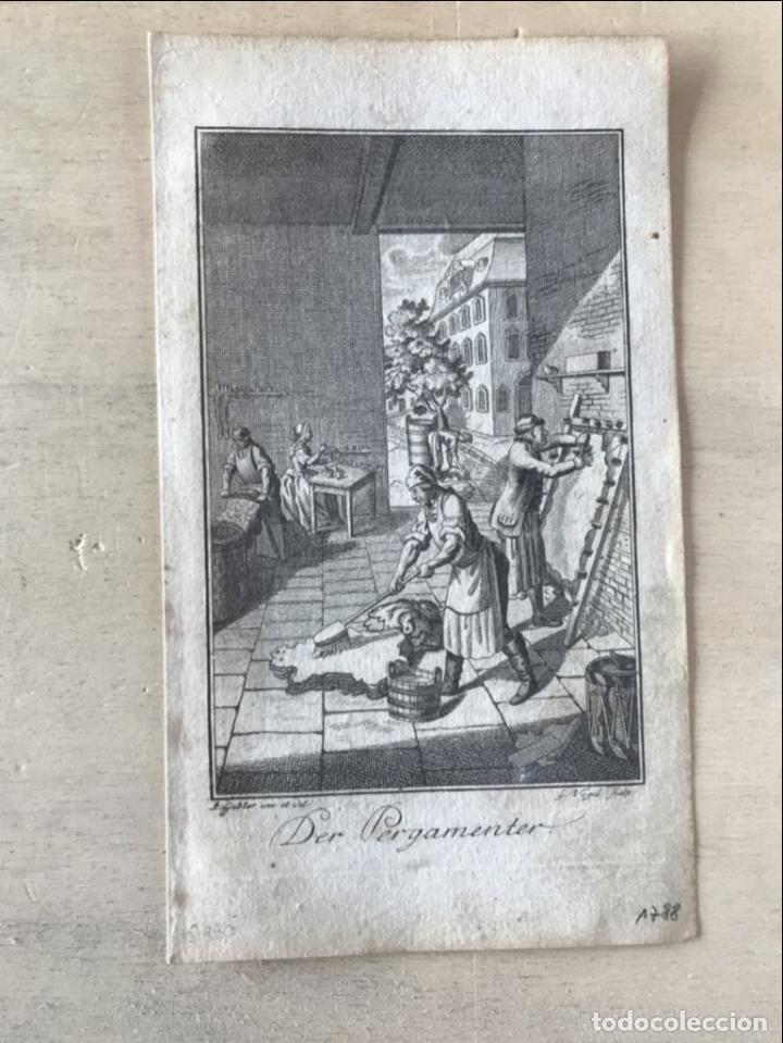 Arte: Elaborando pergaminos, 1788. Gabler /Vogel - Foto 2