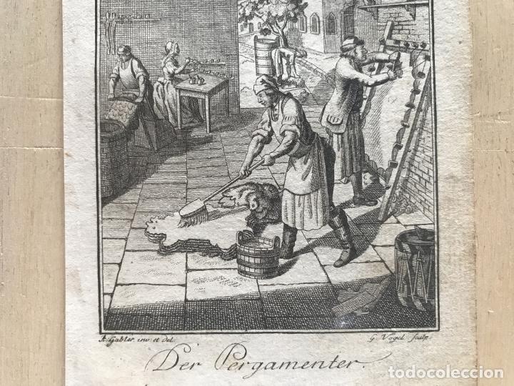 Arte: Elaborando pergaminos, 1788. Gabler /Vogel - Foto 5