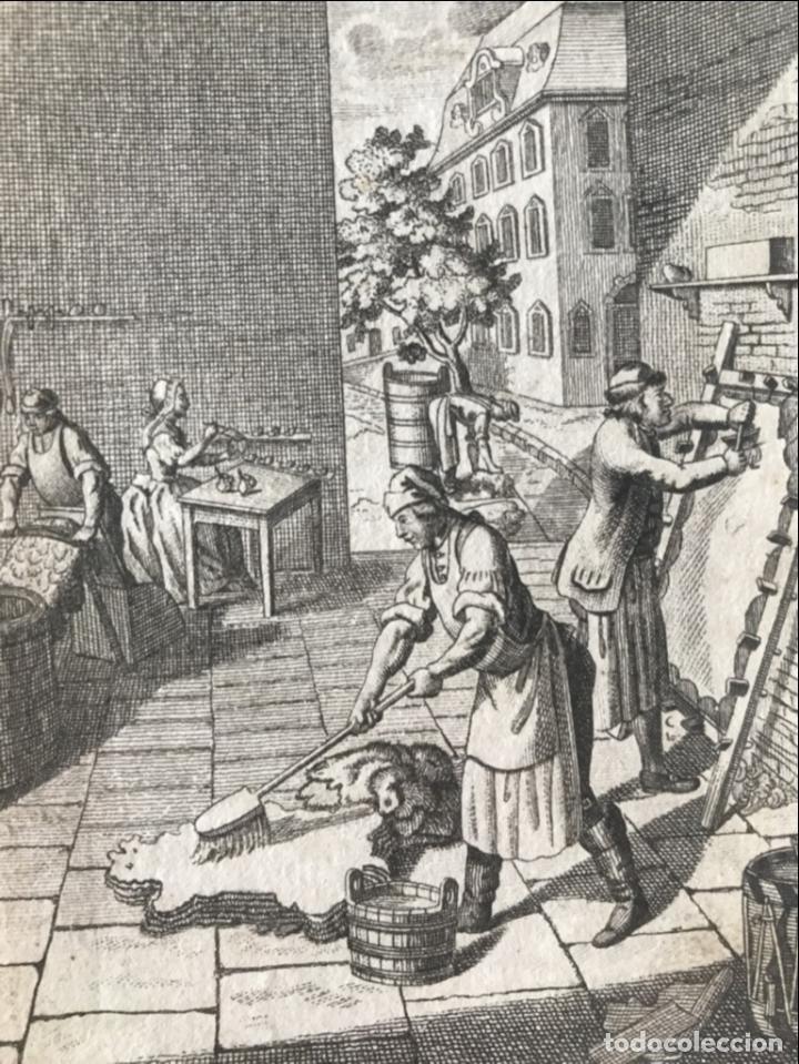 Arte: Elaborando pergaminos, 1788. Gabler /Vogel - Foto 1