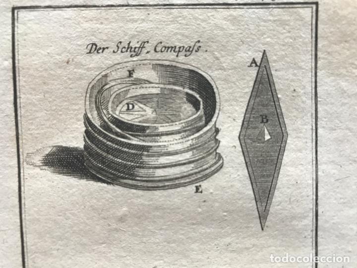 Arte: La br&uacute;jula y la Rosa de los Vientos, 1762. Pluche - Foto 5