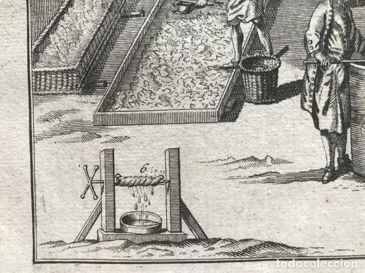 Arte: Peinadores de lana, 1754. An&oacute;nimo - Foto 9