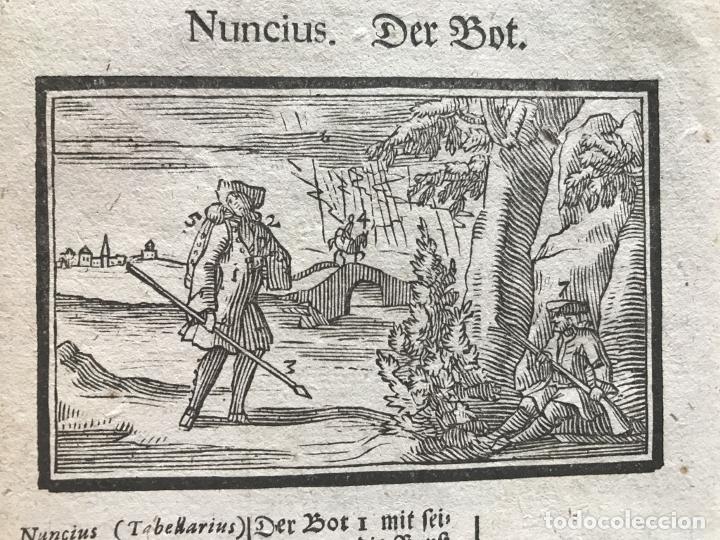Arte: El mensajero, 1754. An&oacute;nimo - Foto 4