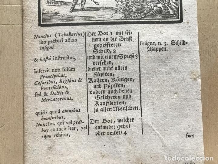 Arte: El mensajero, 1754. An&oacute;nimo - Foto 6