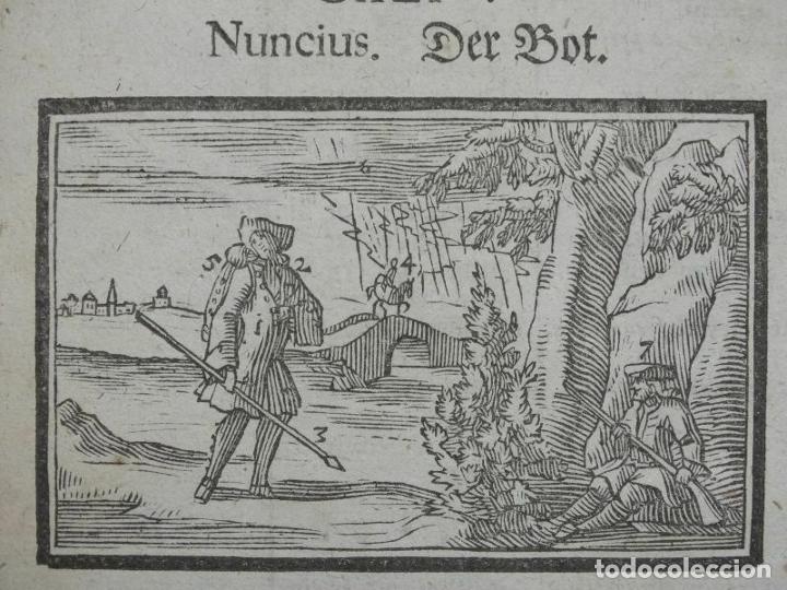 Arte: El mensajero, 1754. An&oacute;nimo - Foto 1