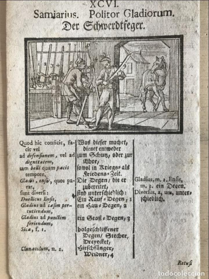 Arte: Fabricantes de espadas, 1754. An&oacute;nimo - Foto 3