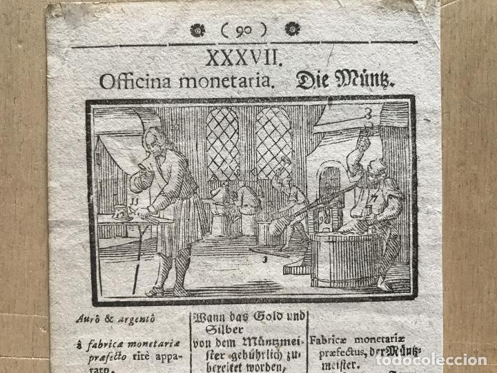 Arte: Acu&ntilde;adores de monedas, 1754. An&oacute;nimo - Foto 6