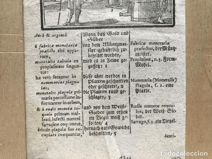 Arte: Acu&ntilde;adores de monedas, 1754. An&oacute;nimo - Foto 7