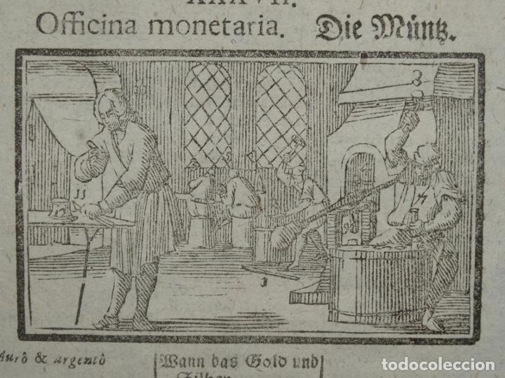 Arte: Acu&ntilde;adores de monedas, 1754. An&oacute;nimo - Foto 1