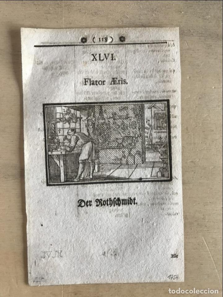 Arte: Antiguo oficio barroco, 1754. An&oacute;nimo - Foto 2