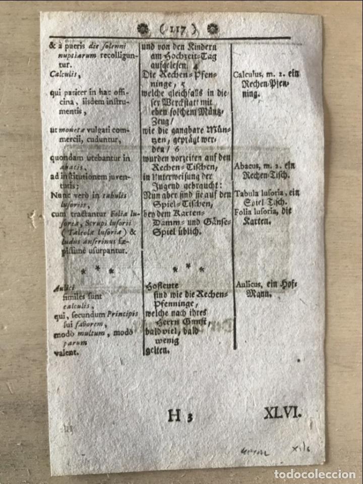 Arte: Antiguo oficio barroco, 1754. An&oacute;nimo - Foto 5