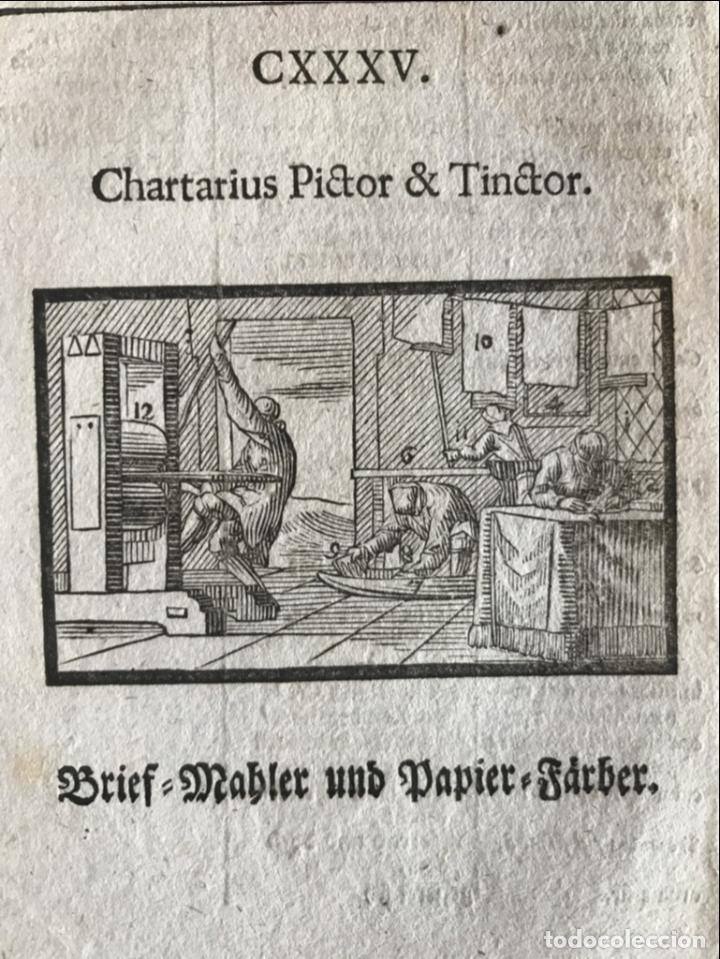 Arte: Fabricantes de papel, 1754. An&oacute;nimo - Foto 3