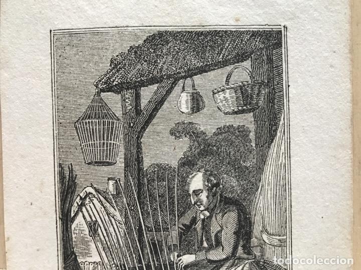 Arte: Trabajo de cester&iacute;a, 1833. Tabart - Foto 3