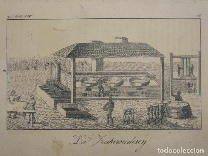 Arte: F&aacute;brica de az&uacute;car, 1830. An&oacute;nimo - Foto 1