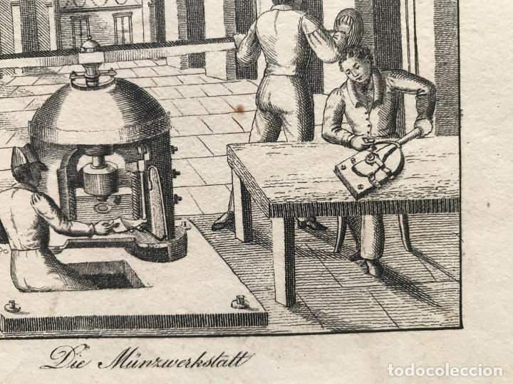 Arte: F&aacute;brica de monedas, 1830. An&oacute;nimo - Foto 5