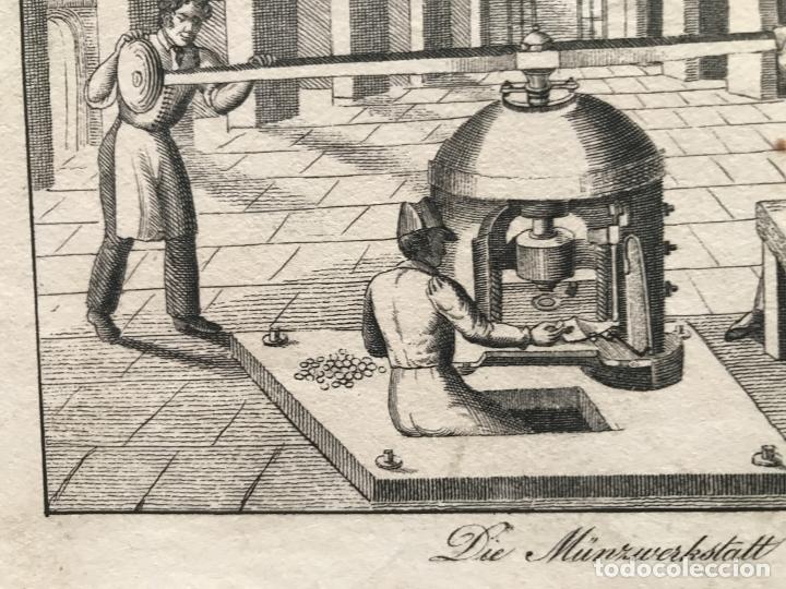 Arte: F&aacute;brica de monedas, 1830. An&oacute;nimo - Foto 6
