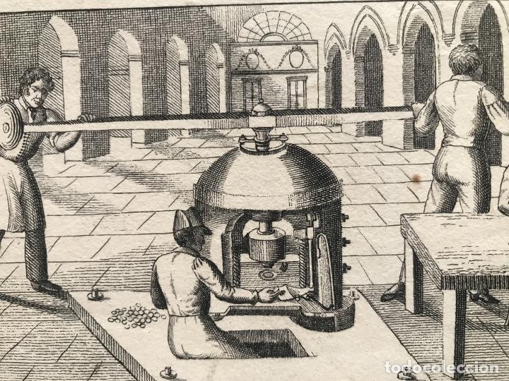 Arte: F&aacute;brica de monedas, 1830. An&oacute;nimo - Foto 8