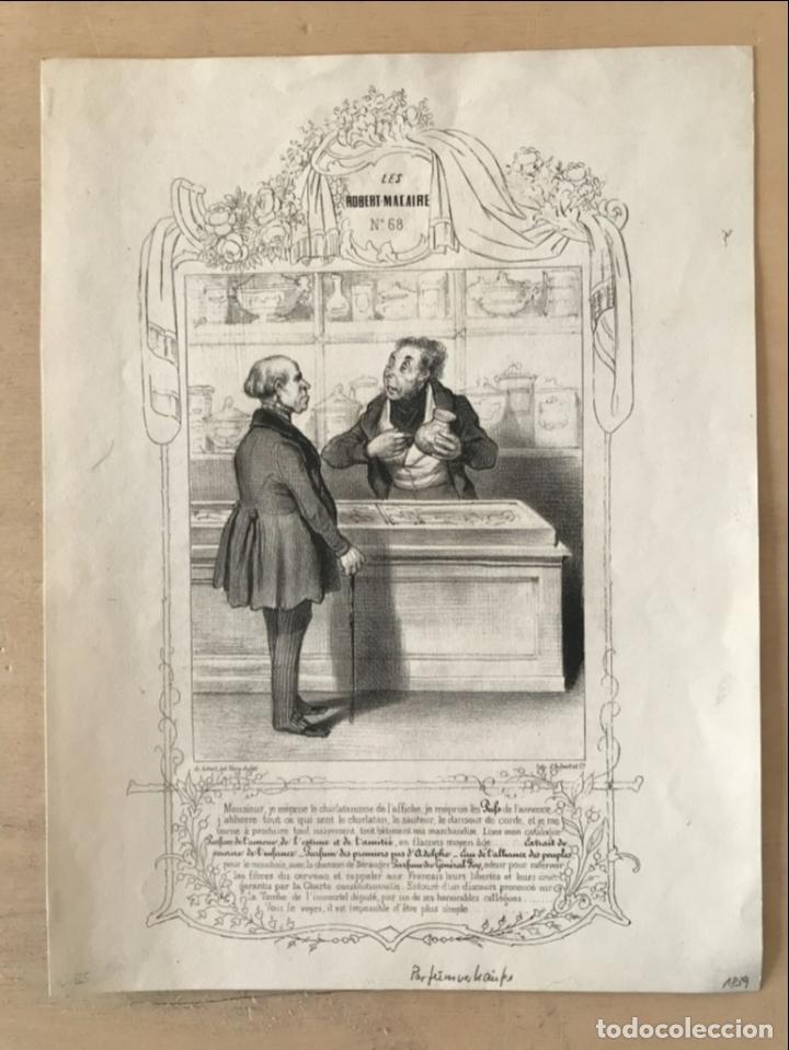 Arte: Vendedor de perfumes, 1839. Aubert /Lacranfe - Foto 2