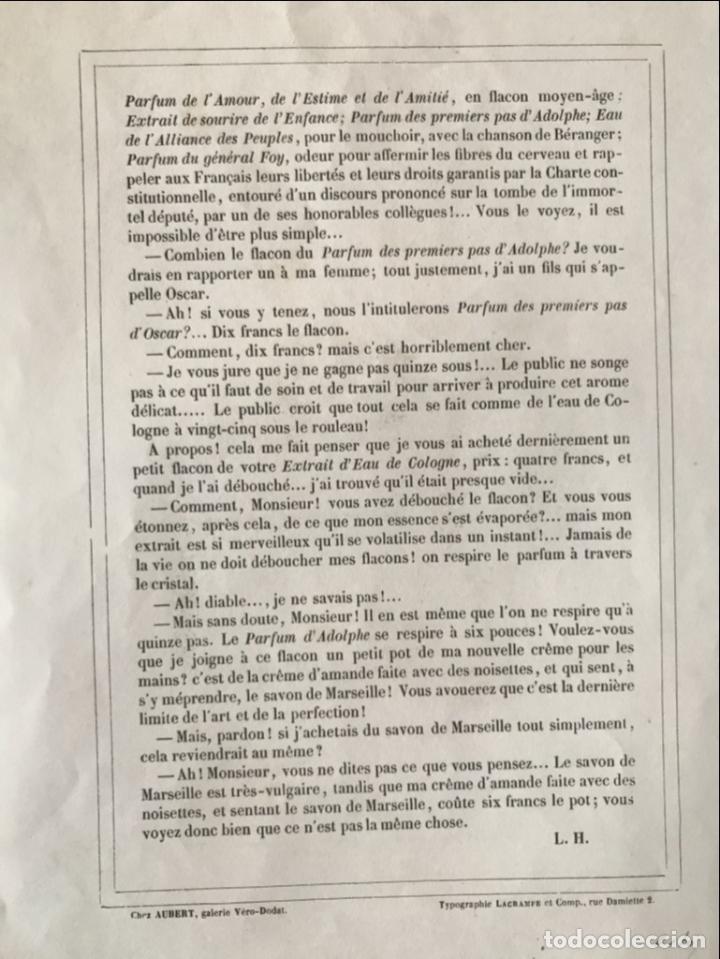 Arte: Vendedor de perfumes, 1839. Aubert /Lacranfe - Foto 7