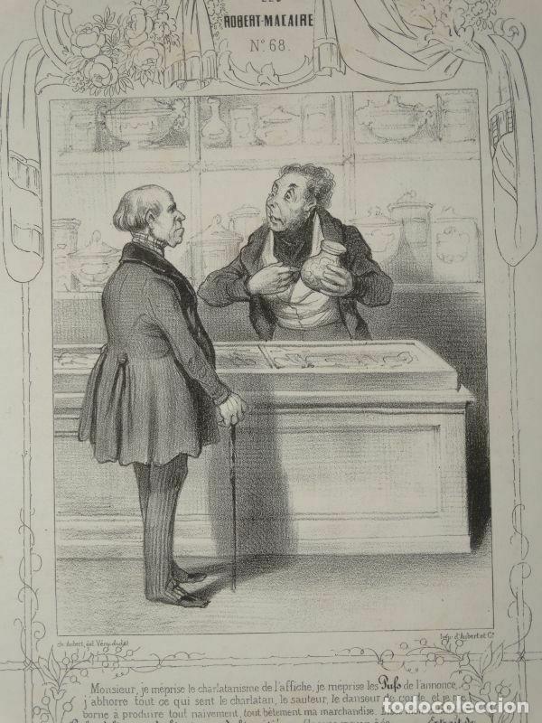 Arte: Vendedor de perfumes, 1839. Aubert /Lacranfe - Foto 8