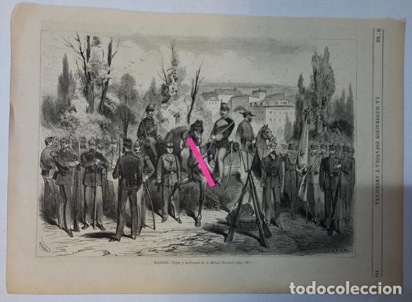Kunst: MADRID. TIPOS Y UNIFORMES DE LA MILICIA NACIONAL
