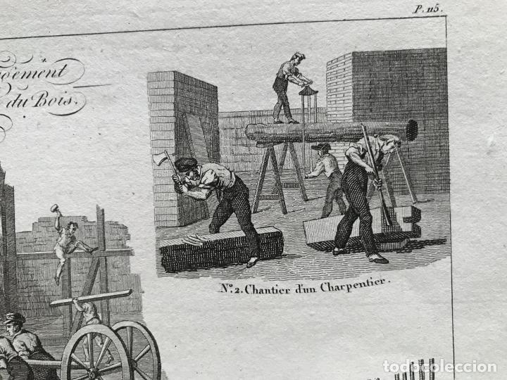 Arte: Utilizaci&oacute;n de la madera, 1822. An&oacute;nimo - Foto 6