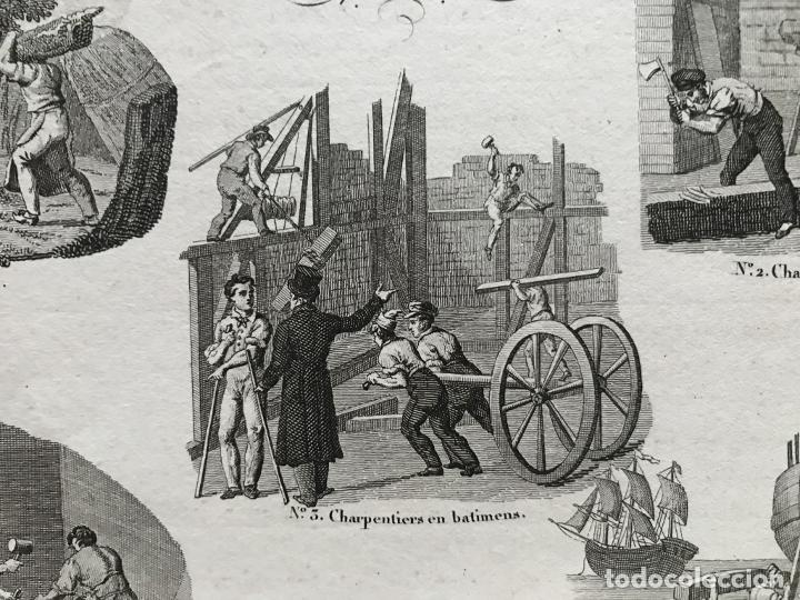 Arte: Utilizaci&oacute;n de la madera, 1822. An&oacute;nimo - Foto 7