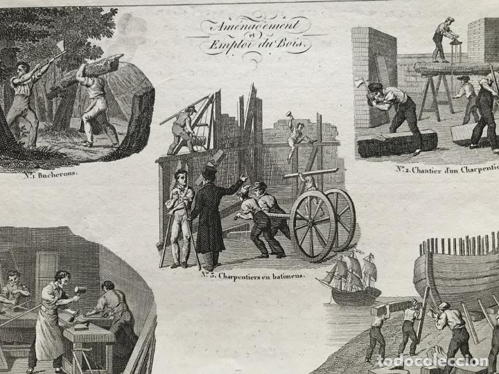 Arte: Utilizaci&oacute;n de la madera, 1822. An&oacute;nimo - Foto 10