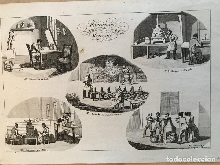 Arte: Fabricaci&oacute;n de monedas, 1822. An&oacute;nimo - Foto 3