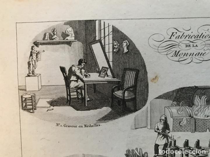 Arte: Fabricaci&oacute;n de monedas, 1822. An&oacute;nimo - Foto 4