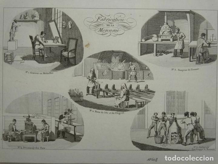 Arte: Fabricaci&oacute;n de monedas, 1822. An&oacute;nimo - Foto 12