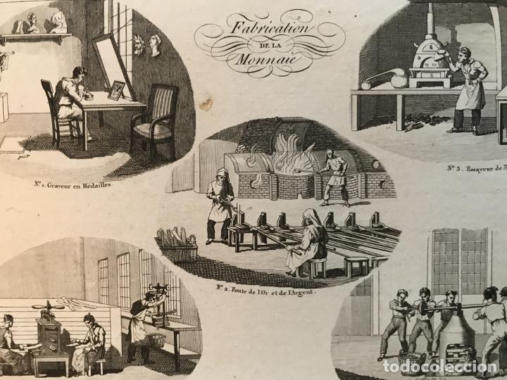 Arte: Fabricaci&oacute;n de monedas, 1822. An&oacute;nimo - Foto 1