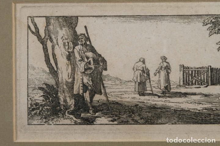 Arte: Grabado Escena costumbrista siglo XVIII - Foto 3