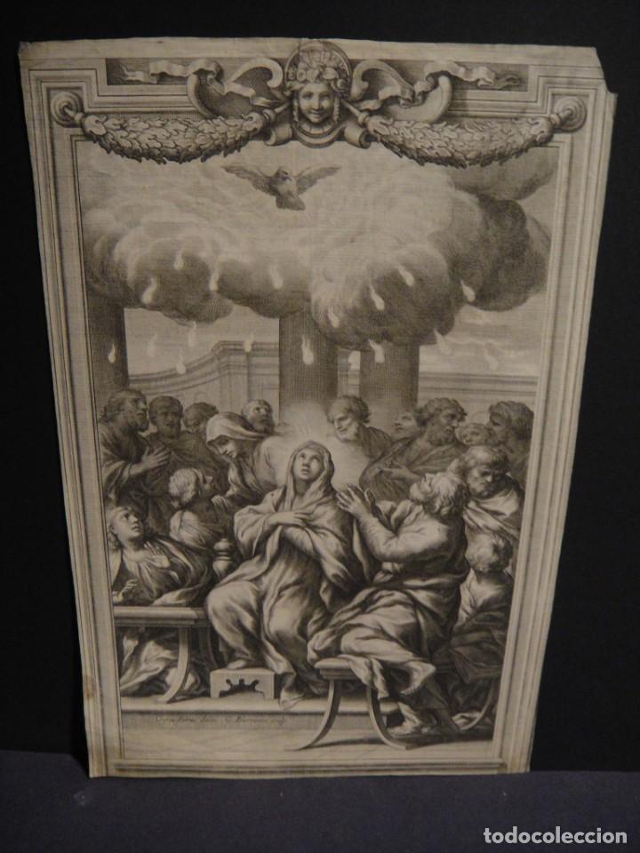 Arte: pentecostes - grabado litografico - Foto 1