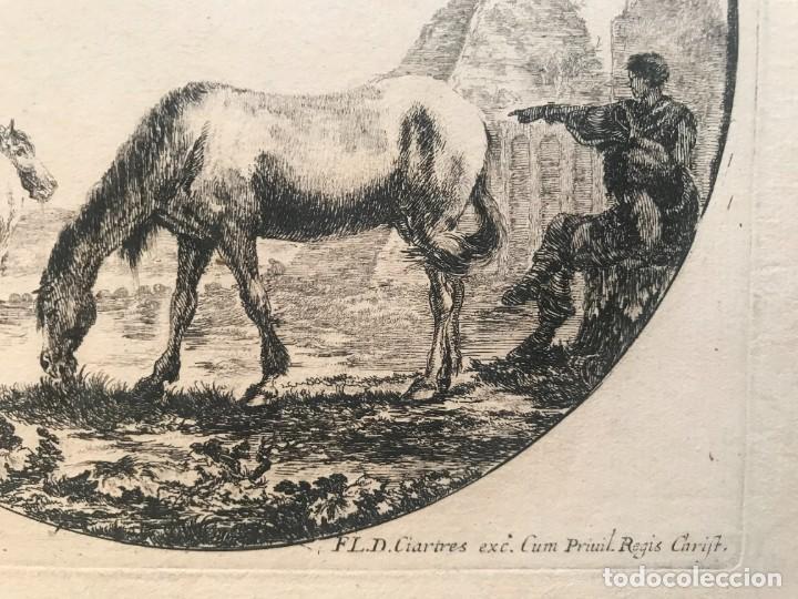 Arte: Stefano della Bella Scena pastorale con cavalli - Foto 4