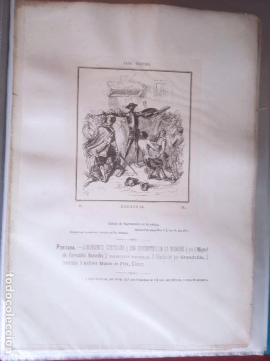 Art: ICONOGRAF&Iacute;A DE DON QUIJOTE, Reproducci&oacute;n Heliogr&aacute;fica y Foto-Tipogr&aacute;fica Lopez Fabra 1879