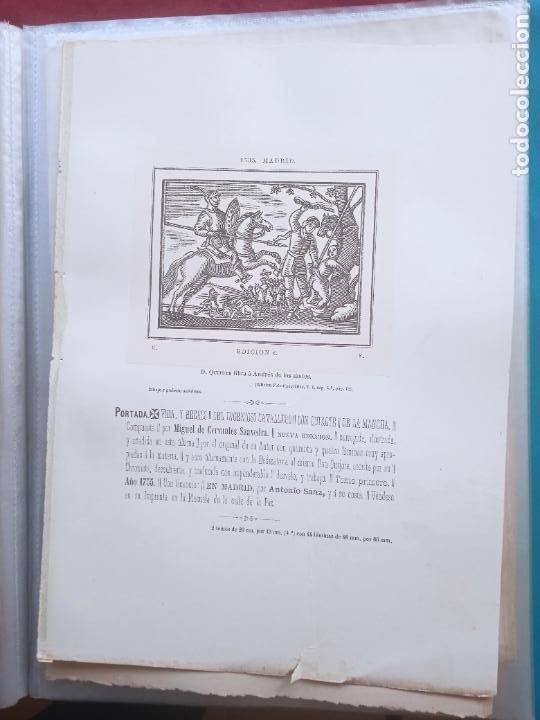 Art: ICONOGRAF&Iacute;A DE DON QUIJOTE, Reproducci&oacute;n Heliogr&aacute;fica y Foto-Tipogr&aacute;fica Lopez Fabra 1879