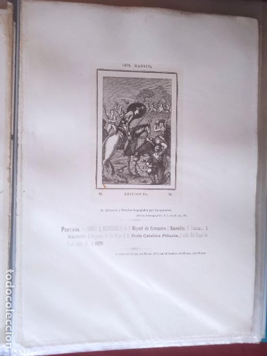 Art: ICONOGRAF&Iacute;A DE DON QUIJOTE, Reproducci&oacute;n Heliogr&aacute;fica y Foto-Tipogr&aacute;fica Lopez Fabra 1879